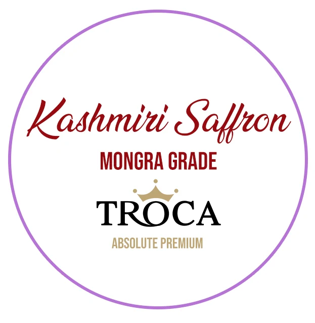 Kashmiri Saffron, Mongra Grade, Troca Absolute Premium seal